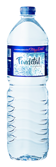 Botella PET sin Bisfenol A de Aguas Fondetal